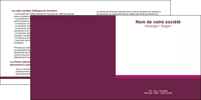 imprimerie depliant 2 volets  4 pages  texture structure courbes MLGI43091