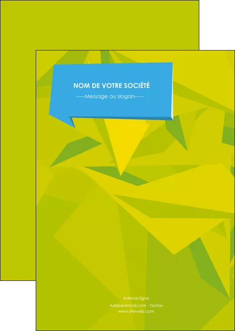 modele en ligne flyers texture structure courbes MIFCH43153