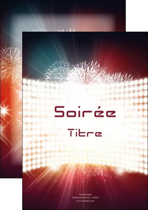 modele affiche soiree evenement evenementiel MIFLU43249