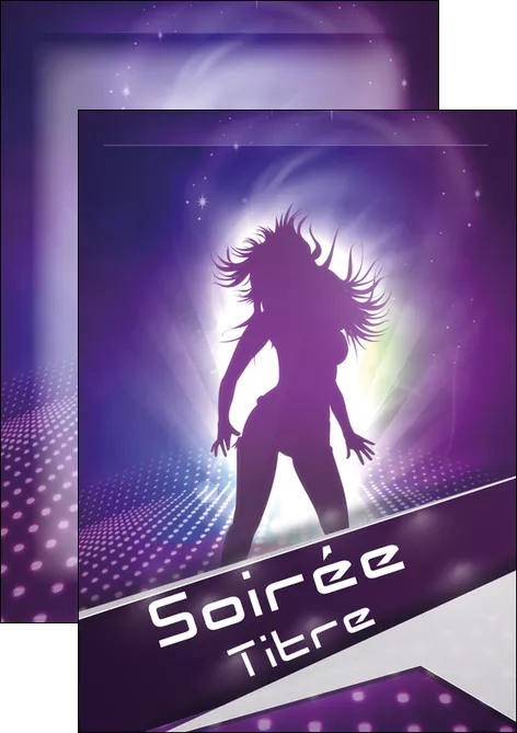 imprimer flyers loisirs soiree ambiance jeune MIFCH43305