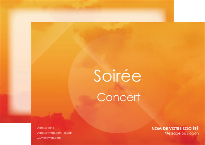 personnaliser modele de affiche soiree evenement evenementiel MIFCH43465