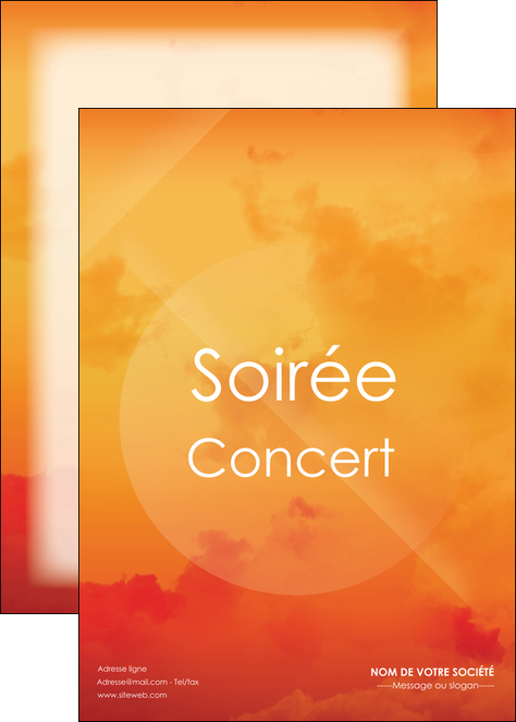 creer modele en ligne affiche soiree evenement evenementiel MLIGCH43481