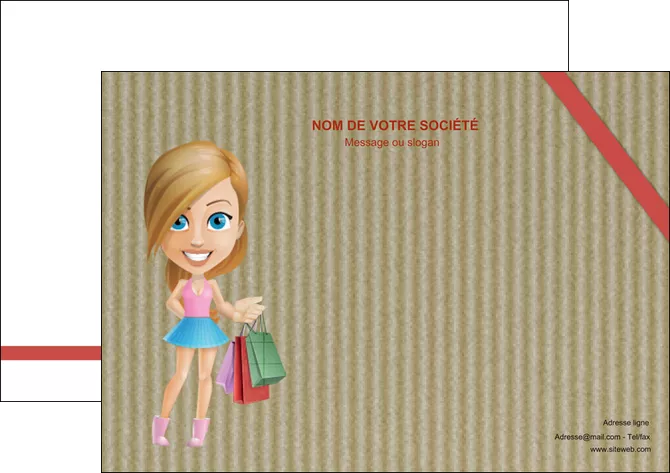 faire modele a imprimer affiche vetements et accessoires shopping emplette fille MIFBE43619