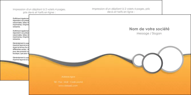 faire depliant 2 volets  4 pages  texture structure design MLGI43891