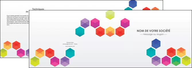 modele depliant 2 volets  4 pages  texture structure design MLGI44137