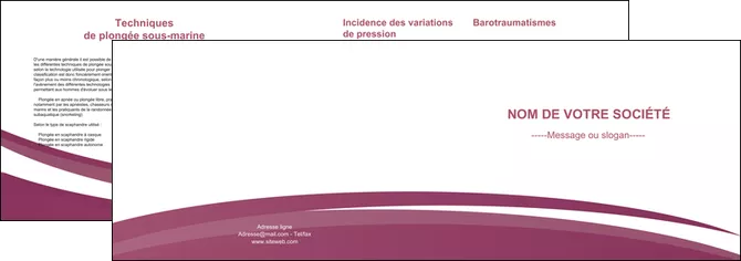 creation graphique en ligne depliant 2 volets  4 pages  texture structure design MLGI44631