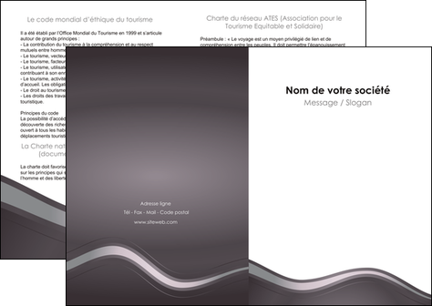 imprimerie depliant 2 volets  4 pages  texture contexture structure MID44743