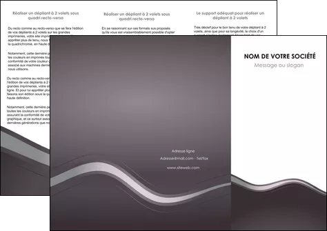 realiser depliant 3 volets  6 pages  texture contexture structure MIS44759