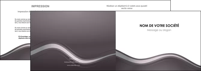 imprimerie depliant 2 volets  4 pages  texture contexture structure MIFBE44767