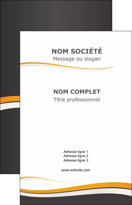 cree carte de visite standard design abstrait MLGI45115