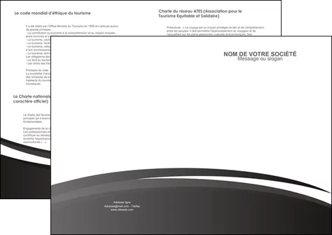 imprimer depliant 2 volets  4 pages  standard design abstrait MLGI45141