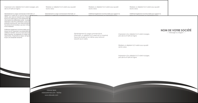 imprimer depliant 4 volets  8 pages  standard design abstrait MIFCH45147