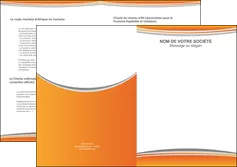 faire depliant 2 volets  4 pages  standard design abstrait MIFBE45557