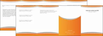 maquette en ligne a personnaliser depliant 4 volets  8 pages  standard design abstrait MIFBE45565