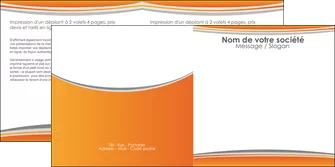 personnaliser modele de depliant 2 volets  4 pages  standard design abstrait MIFBE45583