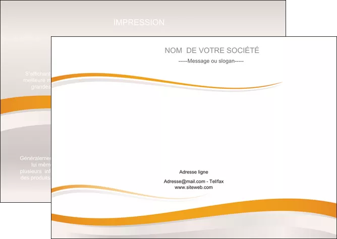 maquette en ligne a personnaliser flyers standard design abstrait MLIGCH45649