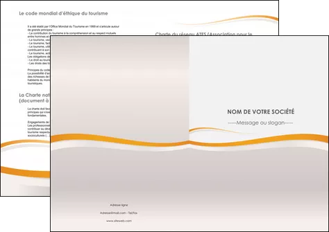 personnaliser modele de depliant 2 volets  4 pages  standard design abstrait MIFBE45655