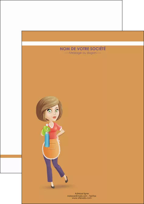 imprimerie affiche menagere femme femme au foyer MLGI45795