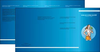 maquette en ligne a personnaliser depliant 4 volets  8 pages  sport salle de sport salle de musculation sport MLGI45927