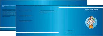 personnaliser modele de depliant 4 volets  8 pages  sport salle de sport salle de musculation sport MLGI45929