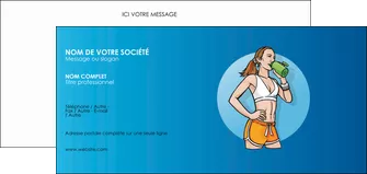 imprimer carte de correspondance sport salle de sport salle de musculation sport MLGI45945