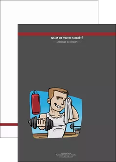 modele en ligne affiche sport musculation salle de musculation poids MLGI45977