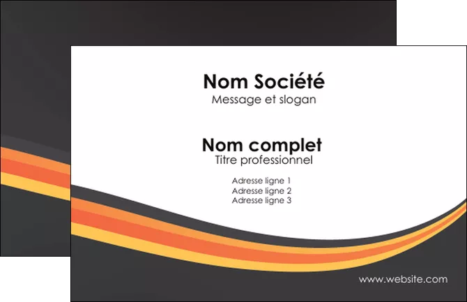 realiser carte de visite standard texture contexture MIFCH46977
