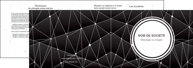 imprimer depliant 2 volets  4 pages  standard texture contexture MLGI47149
