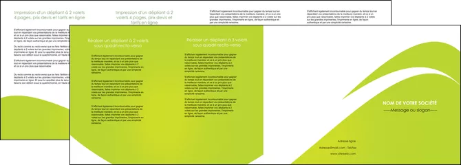 faire modele a imprimer depliant 4 volets  8 pages  texture contexture structure MIFBE47863