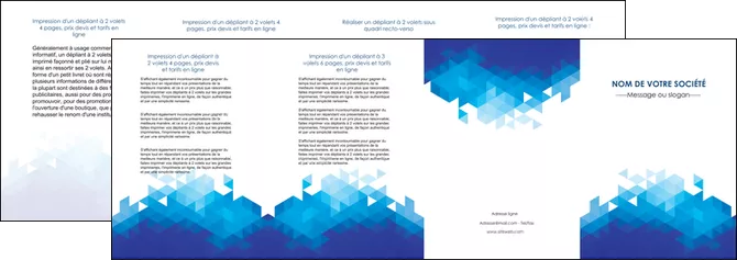 faire modele a imprimer depliant 4 volets  8 pages  texture contexture structure MLGI48189