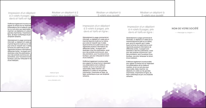 creation graphique en ligne depliant 4 volets  8 pages  texture contexture structure MIFLU48417