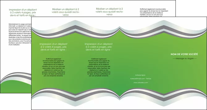 modele en ligne depliant 4 volets  8 pages  texture contexture structure MLGI49181