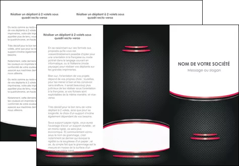 personnaliser modele de depliant 3 volets  6 pages  texture contexture structure MLGI49515