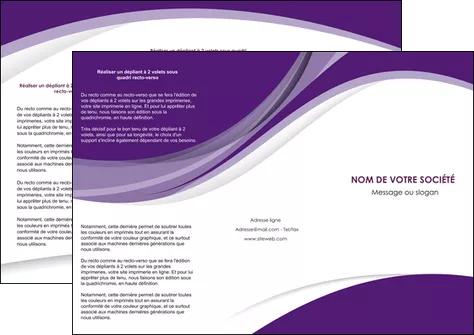 faire depliant 3 volets  6 pages  texture contexture structure MLGI50759