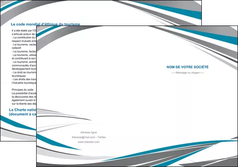 faire depliant 2 volets  4 pages  texture contexture structure MLGI50973