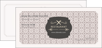 personnaliser maquette carte de correspondance bar et cafe et pub restaurant restauration restaurateur MID52669