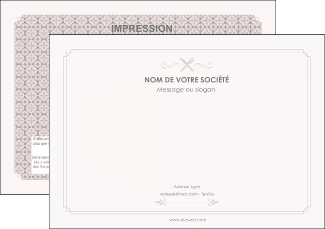 modele en ligne affiche bar et cafe et pub restaurant restauration restaurateur MID52685