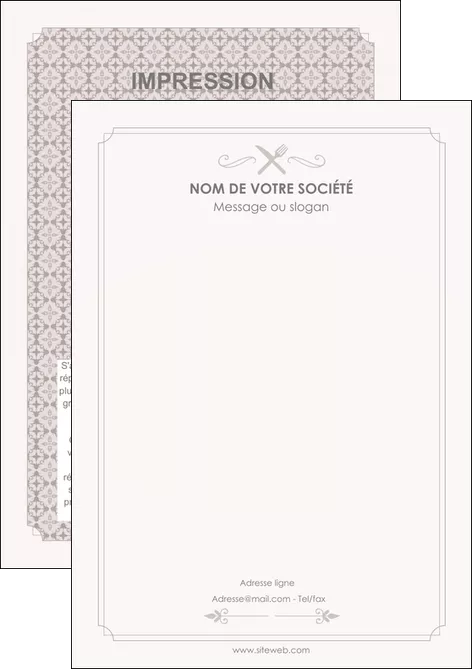 faire flyers bar et cafe et pub restaurant restauration restaurateur MIFCH52705