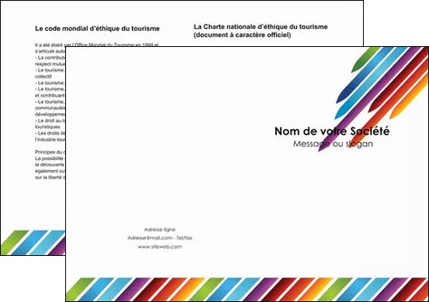 exemple depliant 2 volets  4 pages  texture contexture fond MLGI52757