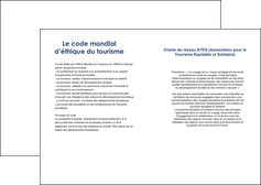 modele en ligne depliant 2 volets  4 pages  texture contexture structure MIF52857