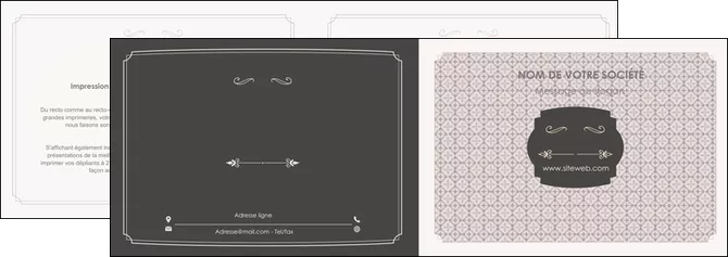 creer modele en ligne depliant 2 volets  4 pages  texture contexture fond MLGI53001