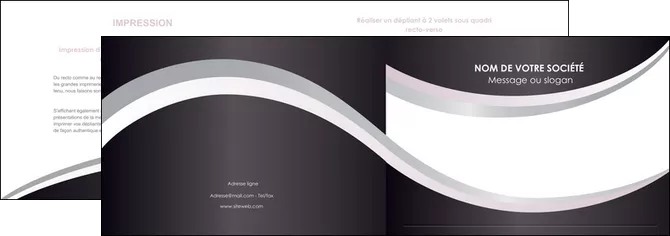 personnaliser maquette depliant 2 volets  4 pages  texture contexture design MLGI53321