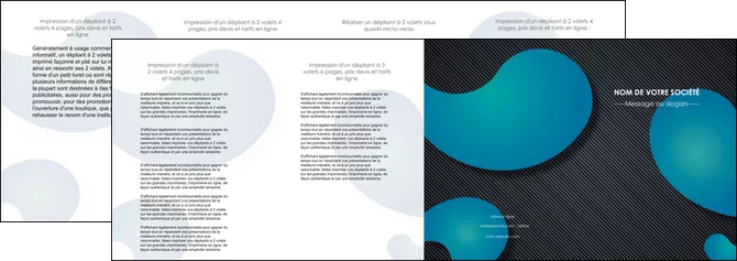 cree depliant 4 volets  8 pages  texture contexture structure MLGI53705