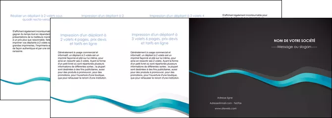 cree depliant 4 volets  8 pages  texture contexture structure MLGI53931