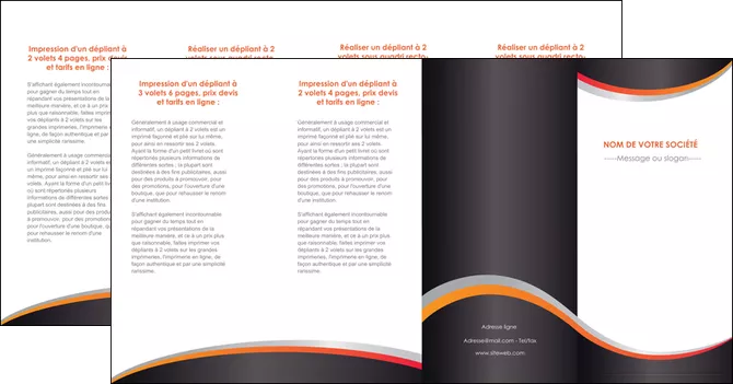 creation graphique en ligne depliant 4 volets  8 pages  texture contexture structure MLGI54627