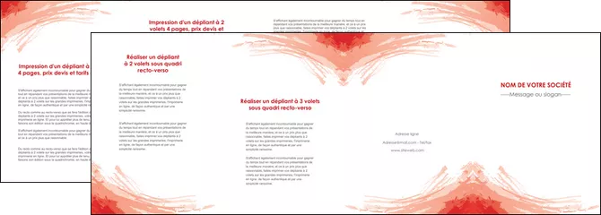 modele depliant 4 volets  8 pages  texture contexture structure MID55061