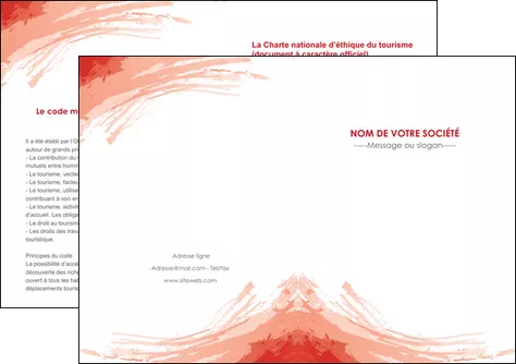 creer modele en ligne depliant 2 volets  4 pages  texture contexture structure MIFLU55065