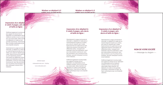 cree depliant 4 volets  8 pages  texture contexture structure MIFBE55435