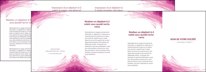 modele depliant 4 volets  8 pages  texture contexture structure MLIGLU55437