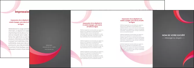 exemple depliant 4 volets  8 pages  texture contexture structure MLIGLU55703